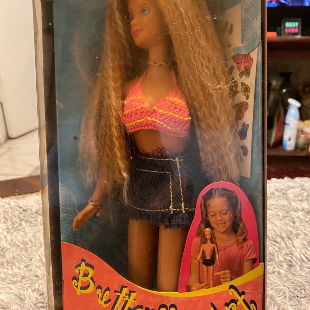 Barbie butterfly art